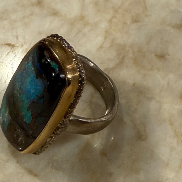 Jamie Joseph boulder opal ring - Picture 4 of 5